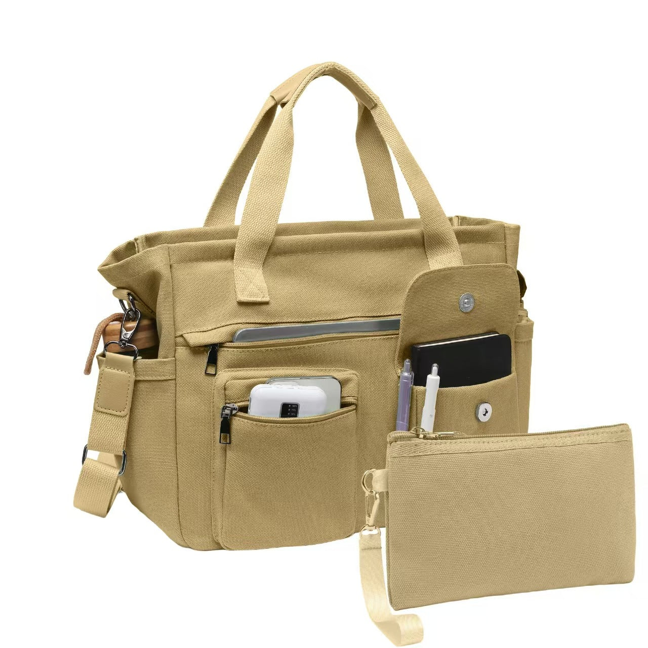 Grande capacité Casual Toile épaule et sac de corps pour les femmes