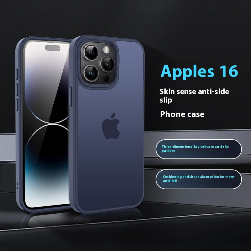 Coque de téléphone Peau givrée Feeling intérieur Airbag résistant à la chute Applicable Iphone15pro Max Mag