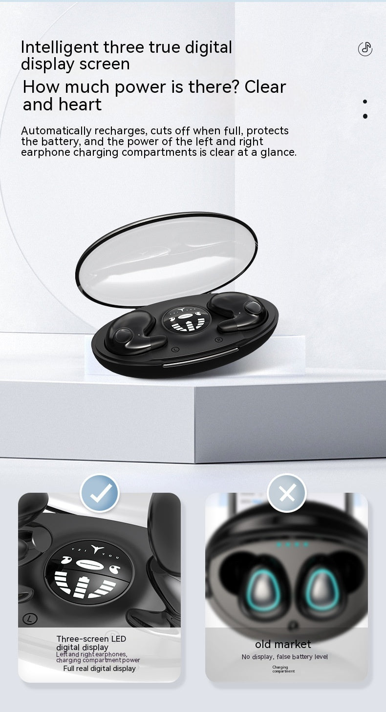 Double casque Bluetooth de sommeil stéréo sans fil