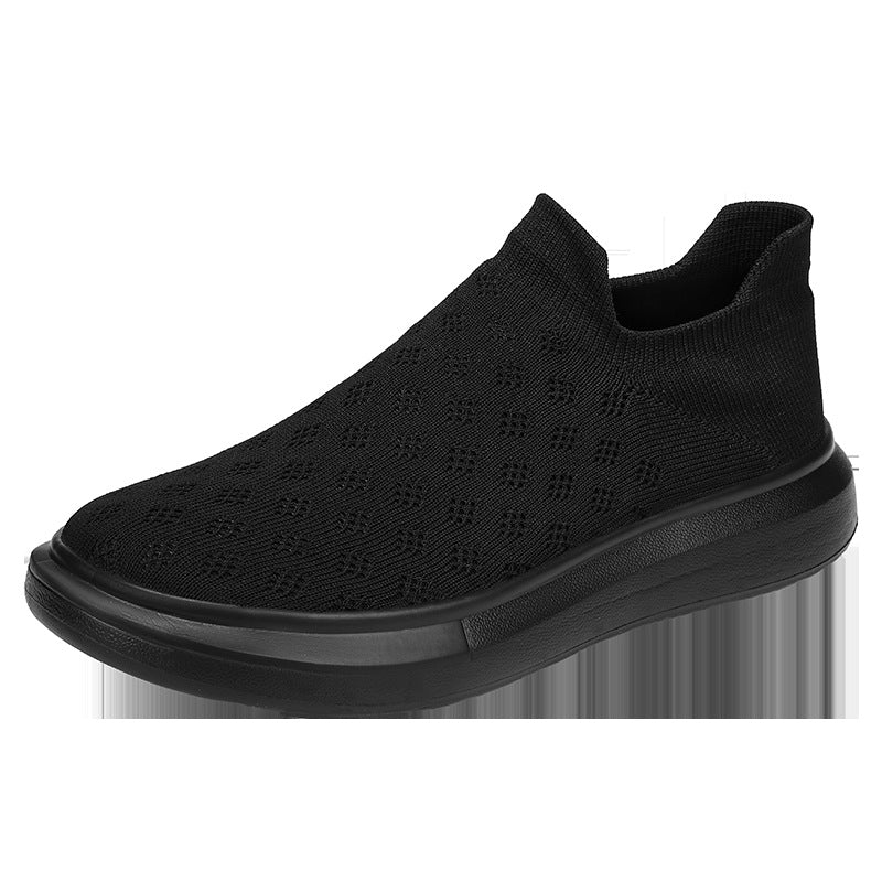 Mesh homme Casual Respirant Sneakers de couleur solide