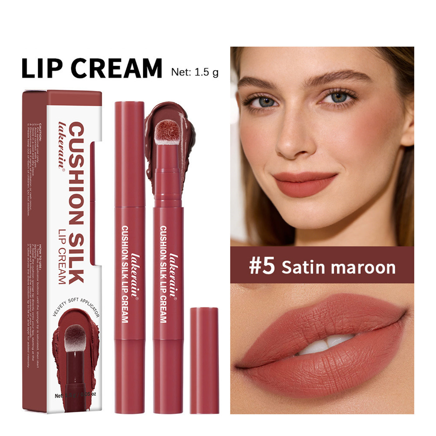 Matte Blush et rouge à lèvres 2-en-1 Produit multi-usages