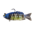 Soft Shad Bait Ultrasoft Multisection Silicone Jig Head Lure Dark Sleeper Swimbait Pour Bas