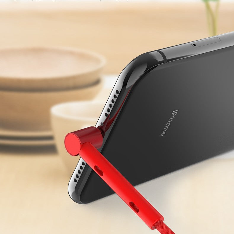 Câble de recharge pour téléphone portable créatif
