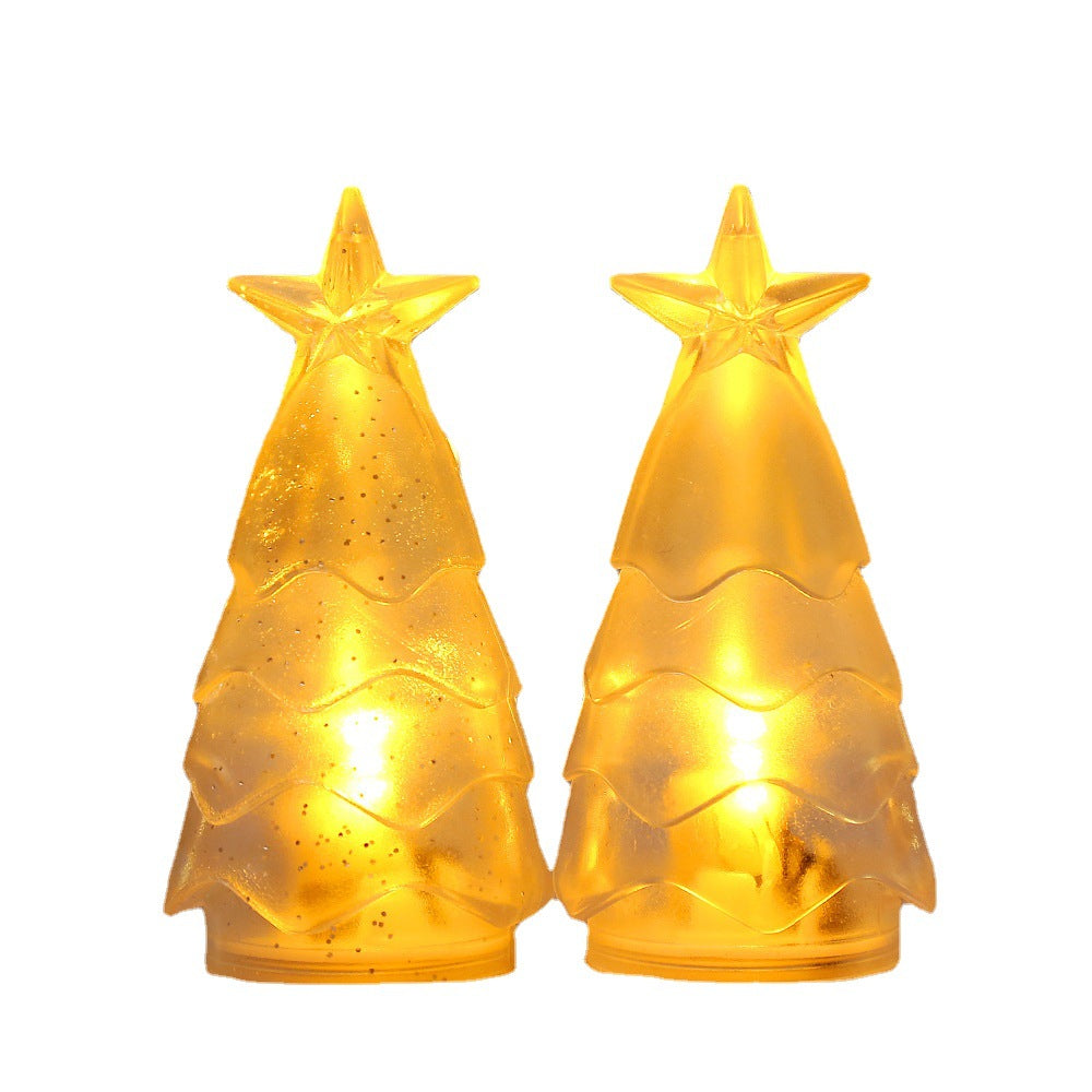LED Bougie électronique lumières Arbre de Noël Décorations KTV Party Atmosphere Crystal Night