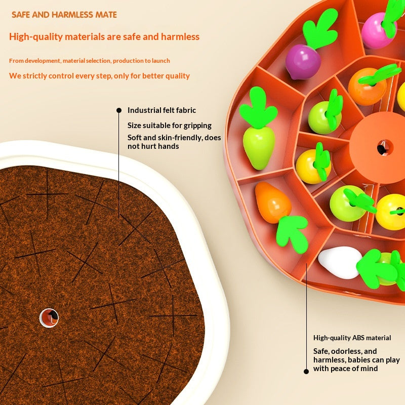 Jeu de tir à la carotte de mémoire Jouet de pratique éducative pour la petite enfance