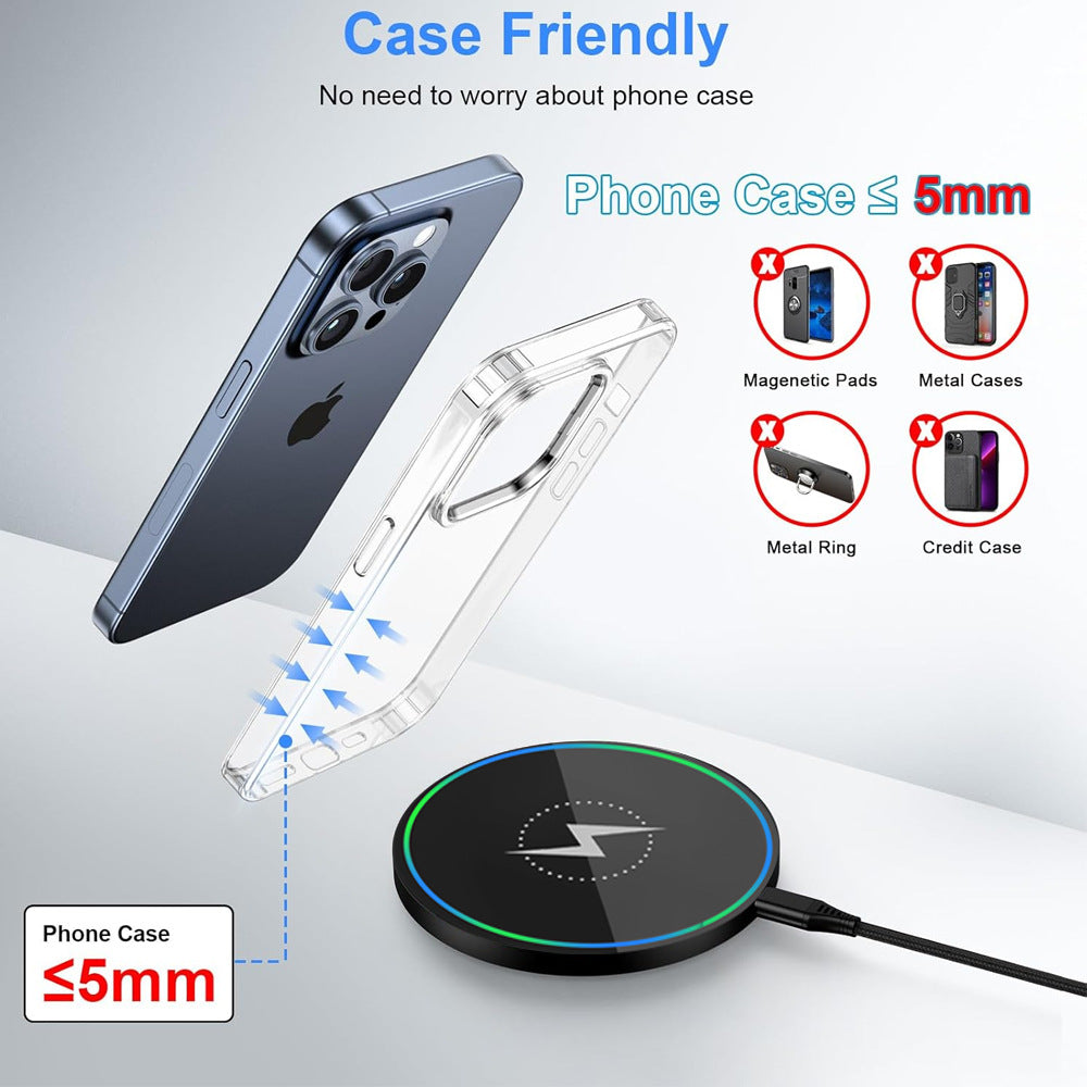 Chargeur de téléphone portable mini sans fil