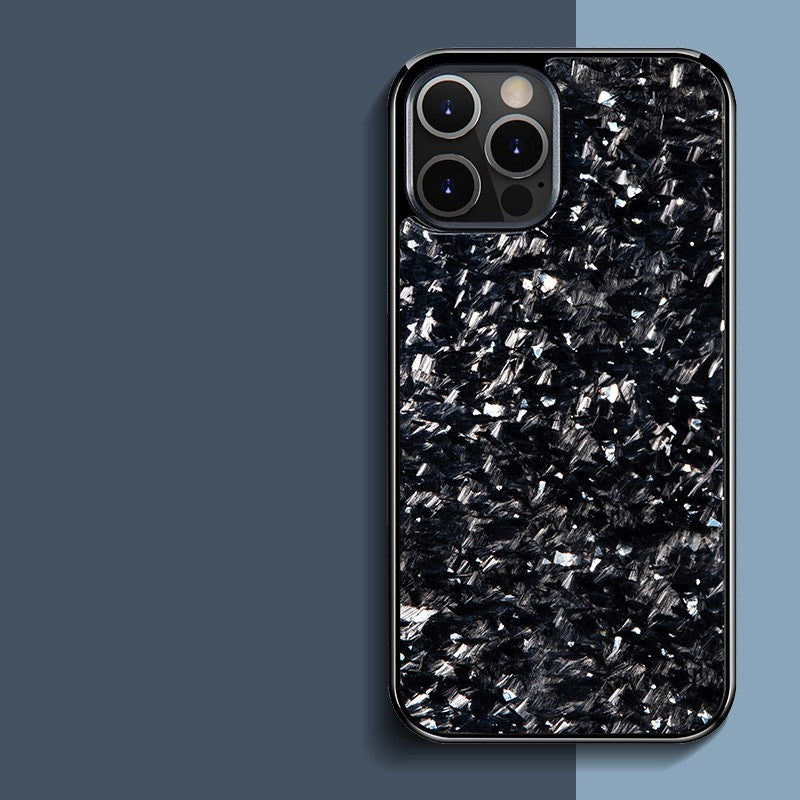 Case de téléphone en fibre de carbone forgée