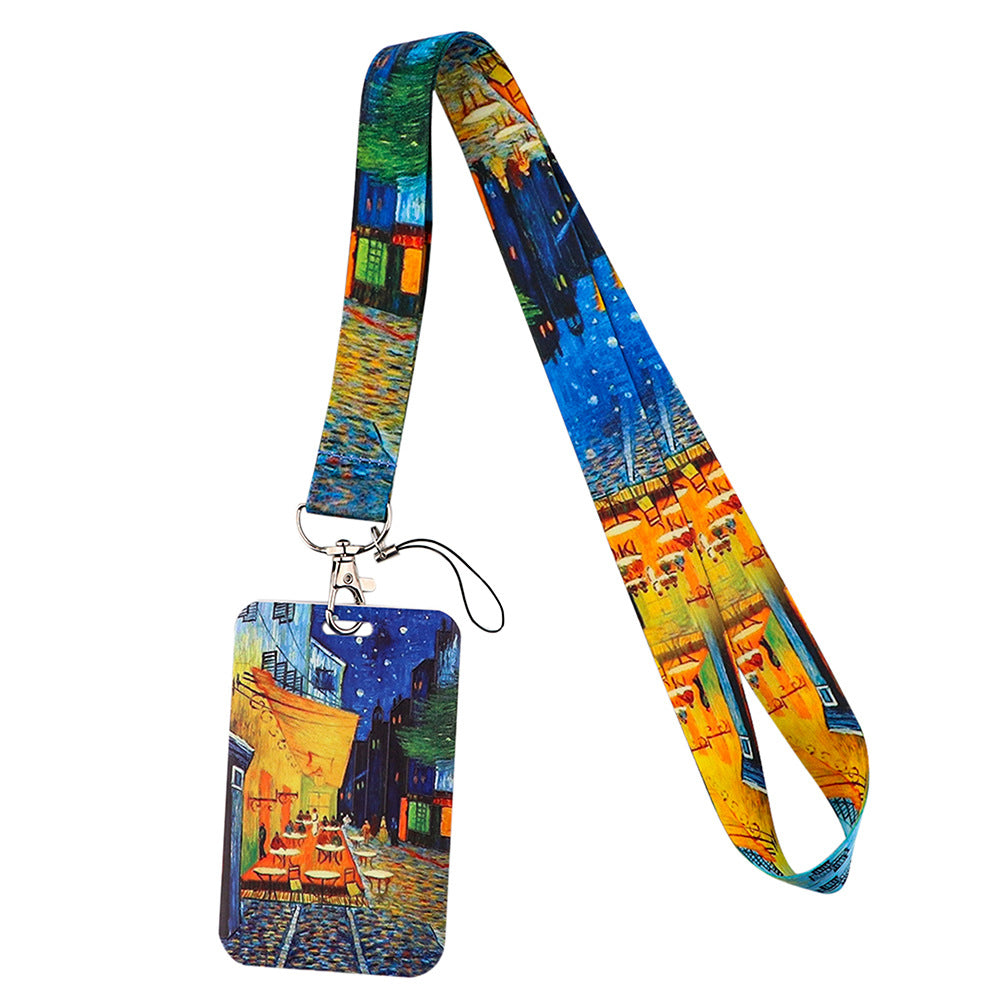 Van Gogh Starry Sunflower Téléphone portable Couverture de carte