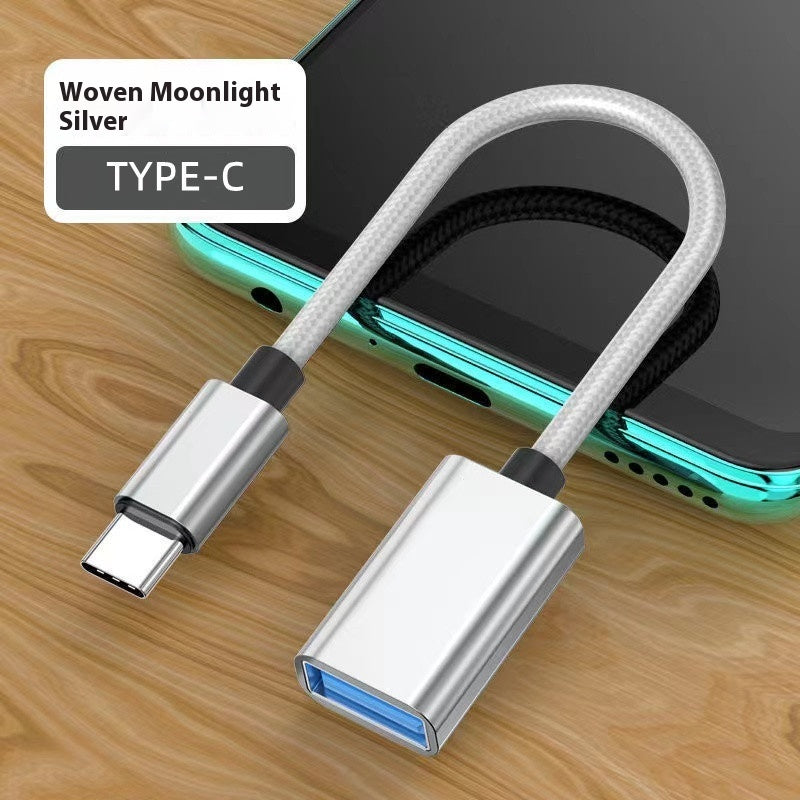 OTG USB Adaptateur Cable Phone Fast Charge Car Read USB Drive