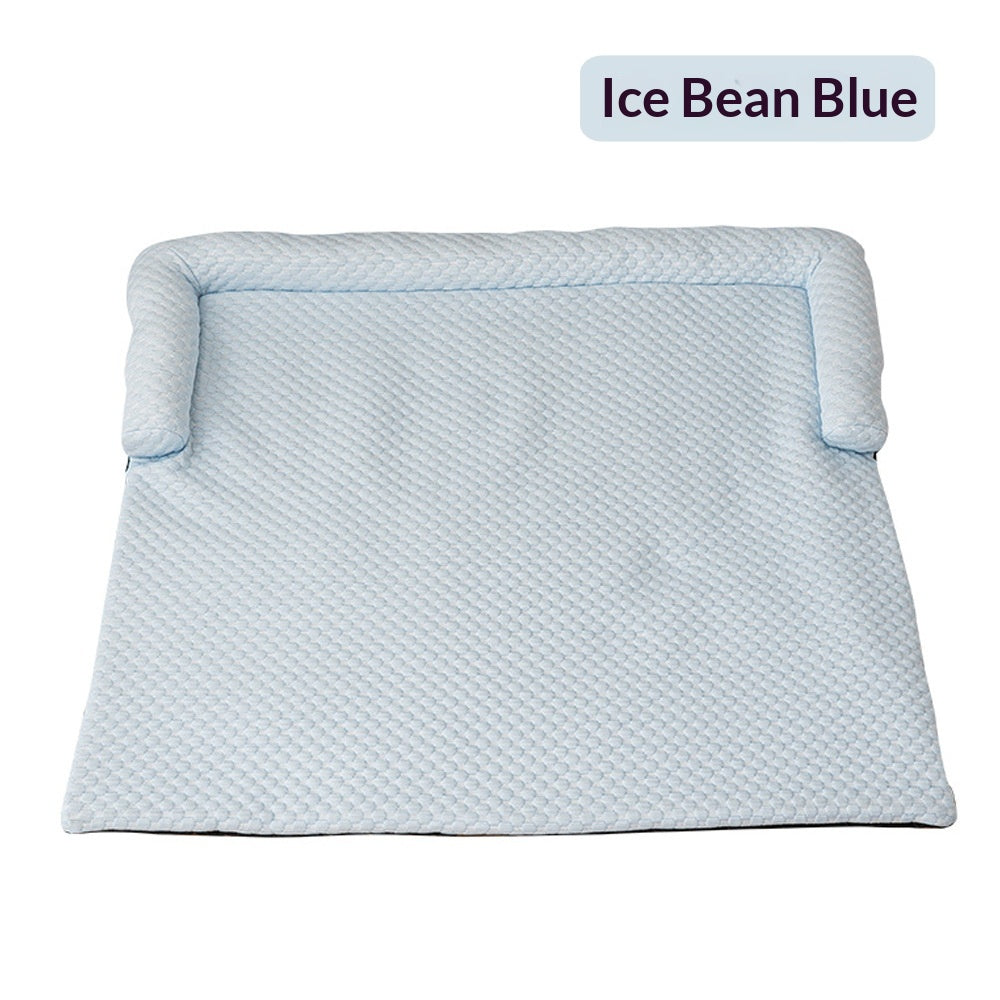 Pet Cooling Mat Dog House Crate Cat Ice Silk Sleeping Cooling Bed