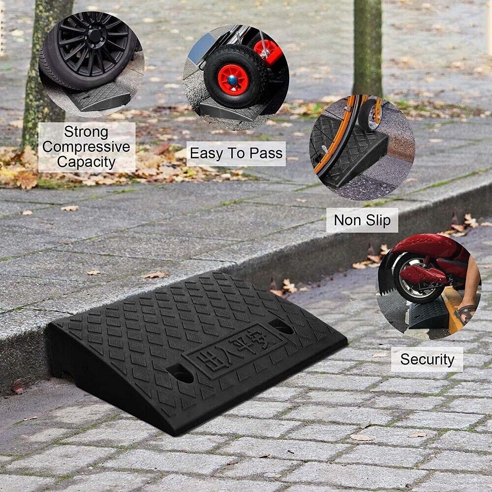 Amplificateur de pente de véhicule universel en caoutchouc lourd Kerb Ramps