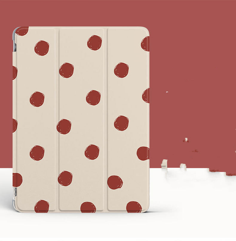 Étui de tablette en silicone pour stylo à trois pli