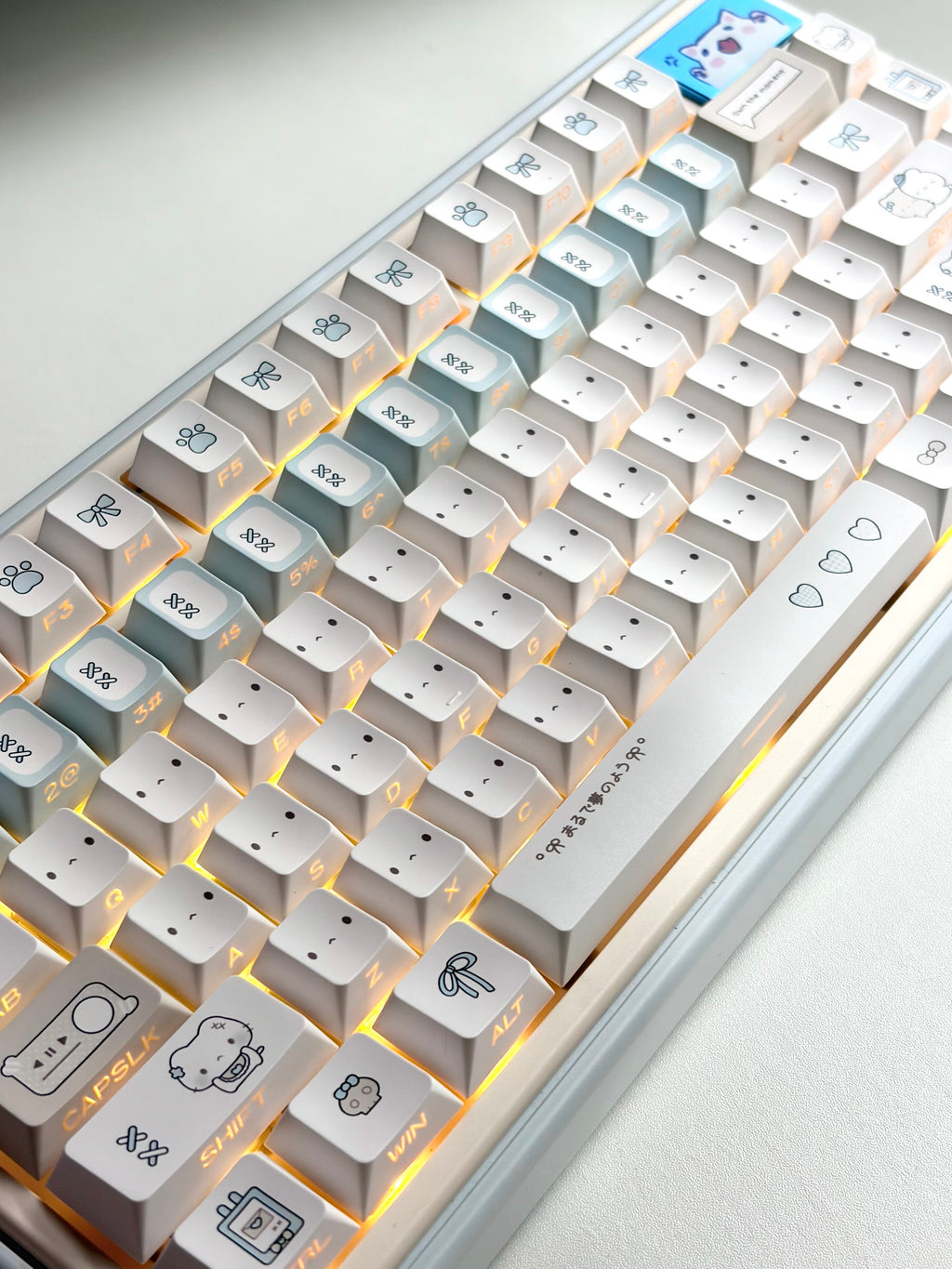 Compatible with 134-key mechanical keyboards OEMMOAMDA Profile Keycaps