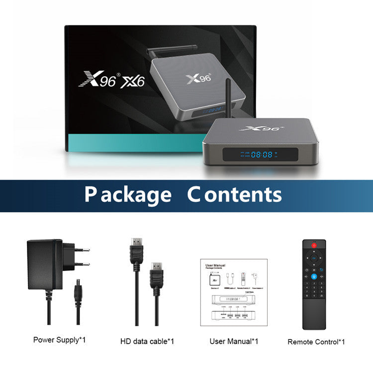 Smart Voice Set-top Box Double bande WiFi Bluetooth
