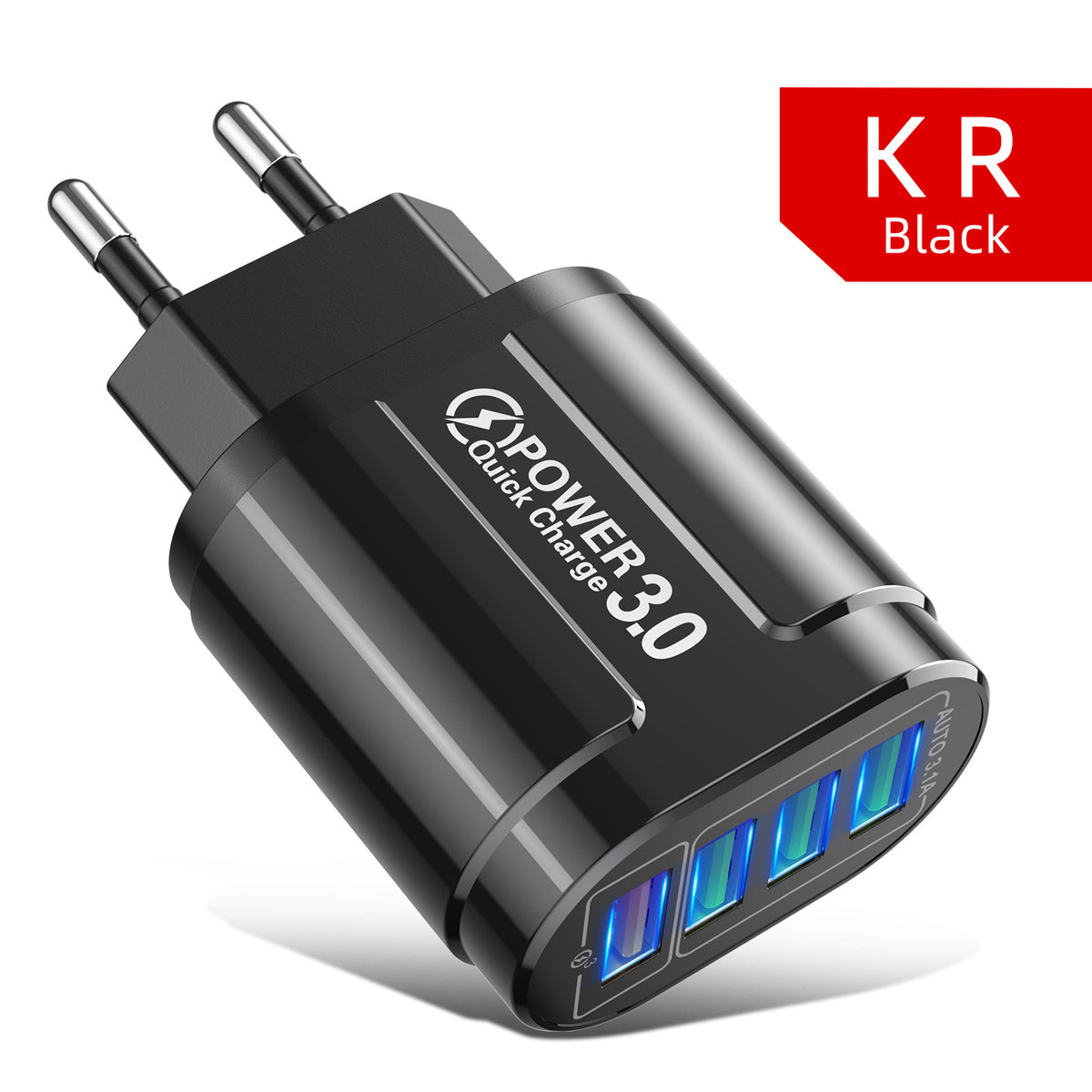 Chargeur en plastique pour téléphone intelligent à port unique