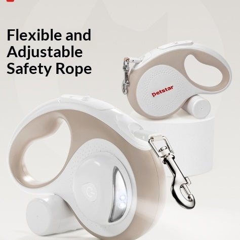 Automatic retractable dog leash for small and medium-sized Corgis