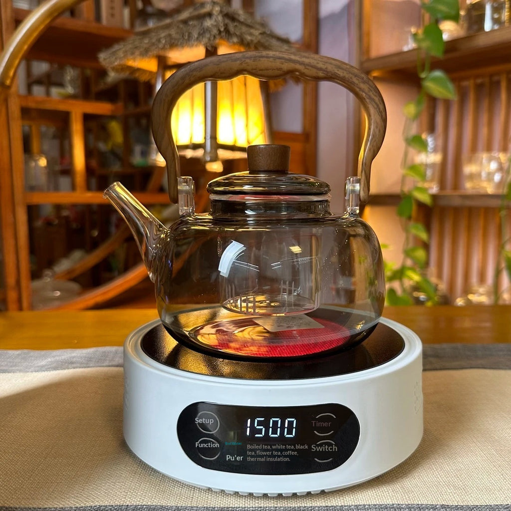 1500W Smart Home Mini théière avec mini poêle en céramique électrique