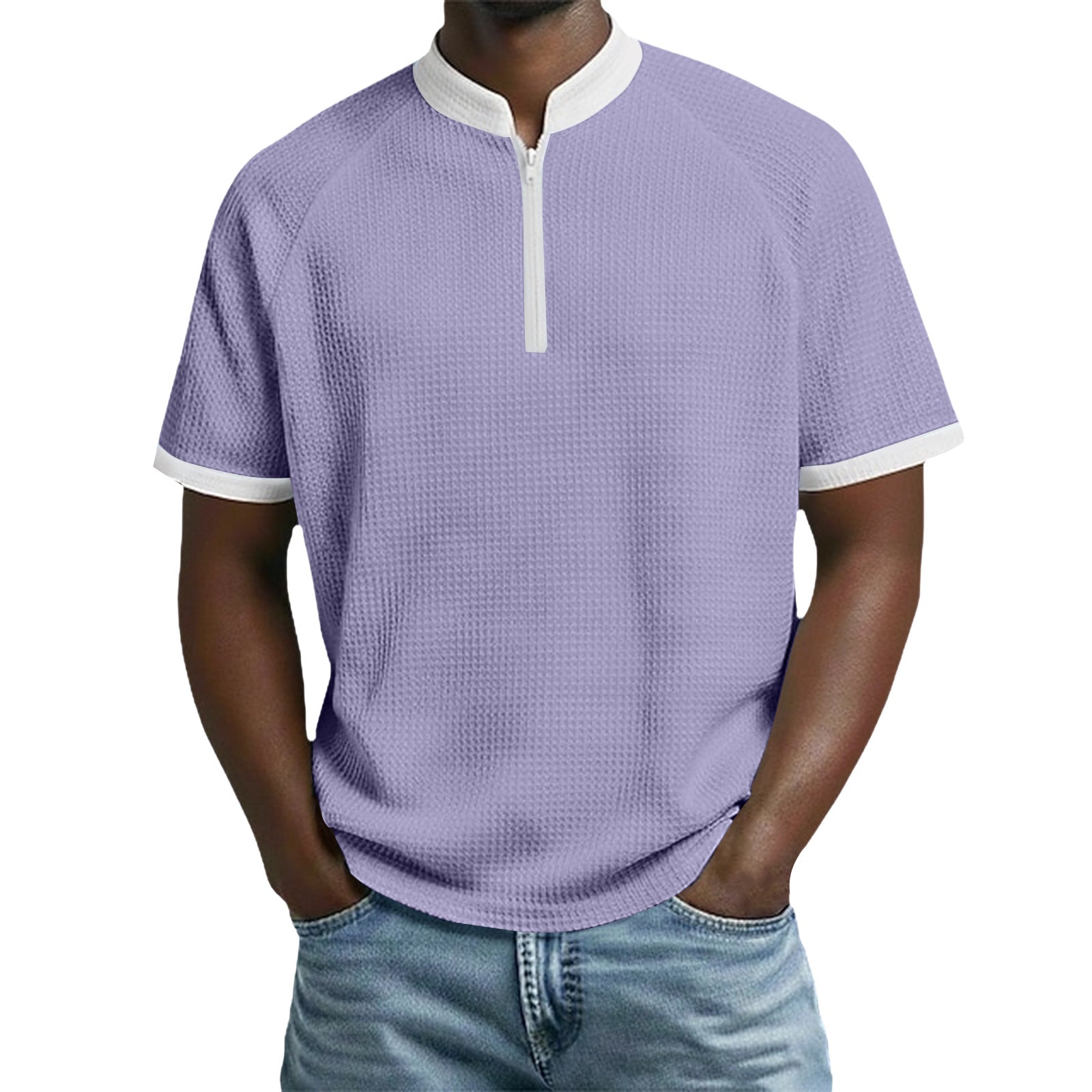 T-shirt Polo manches courtes à manches courtes pour hommes