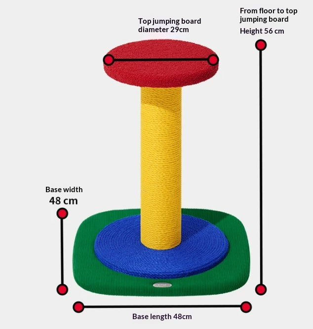 Cat Climbing Frame Cat Bed Sisal Cat Tree avec des plateformes multi-niveaux