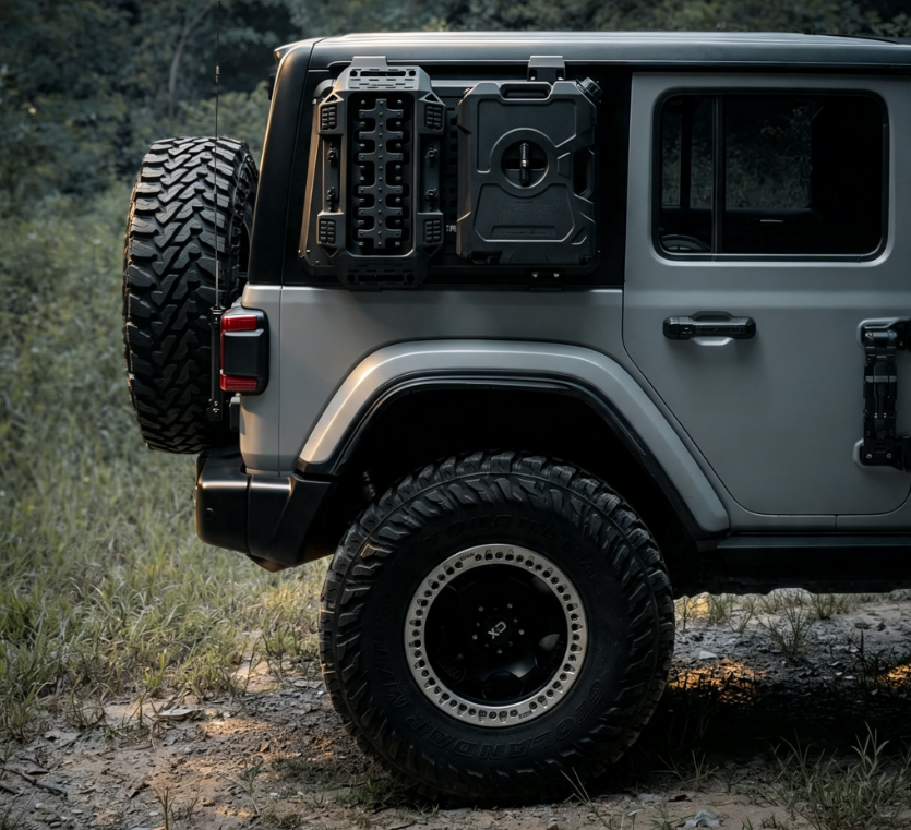 Panneau MOLLE Protection de la fenêtre arrière s'adapte Wrangler JL 4 Drs R