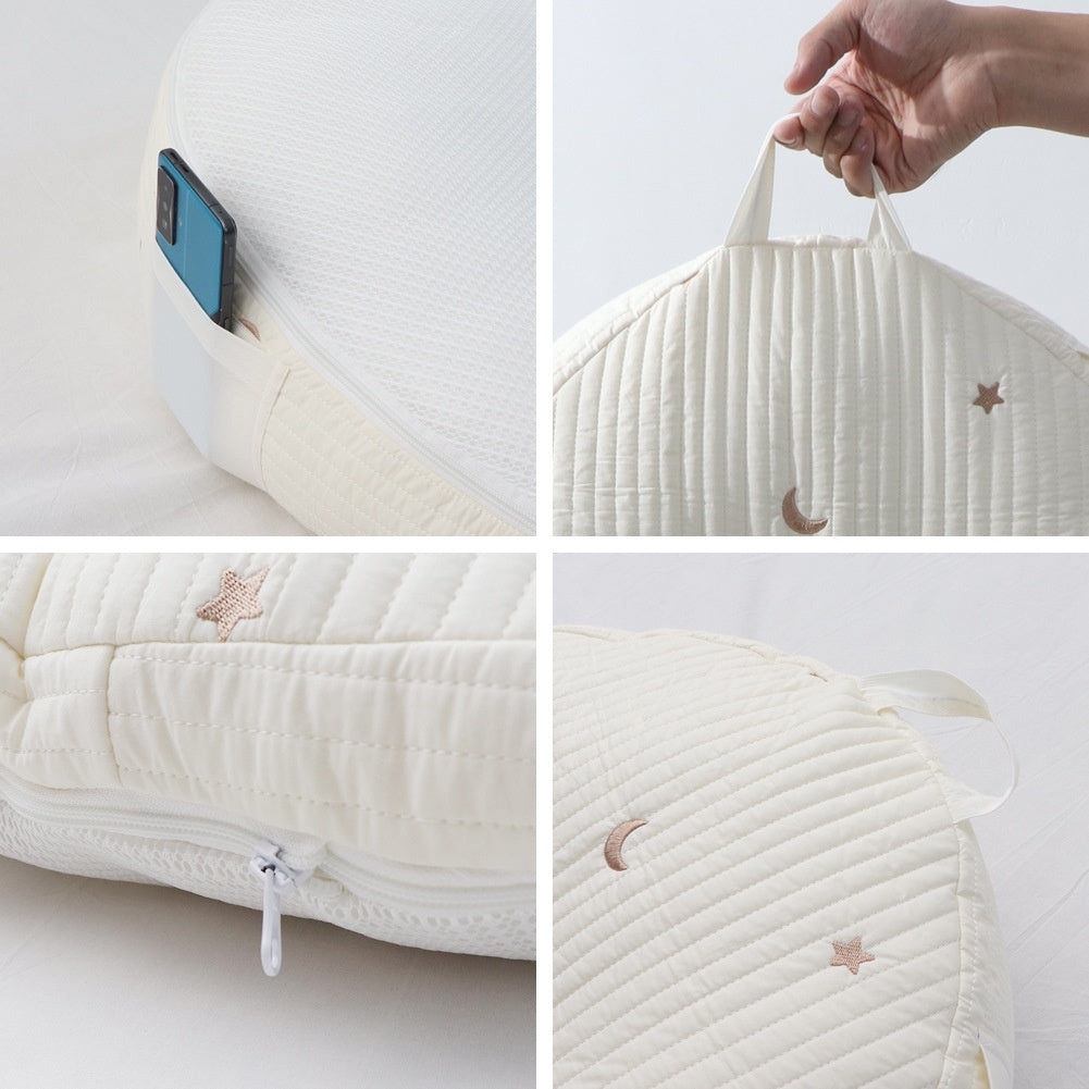 Oreiller d'allaitement en pente Coton pur Amovible et lavable Style japonais et coréen