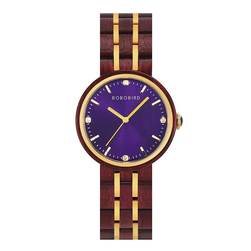 Montre Quartz trois couleurs pour femmes élégantes