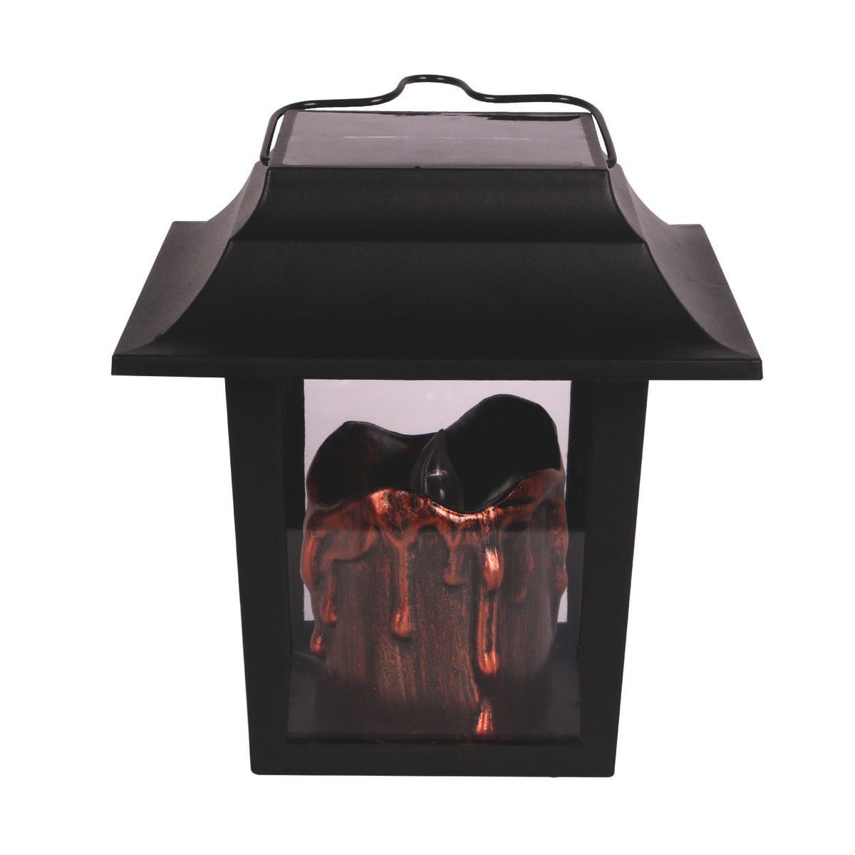 Décoration extérieure rétro Lampe de suspension électronique Jardin Courtyard LED Bougie portable Sola
