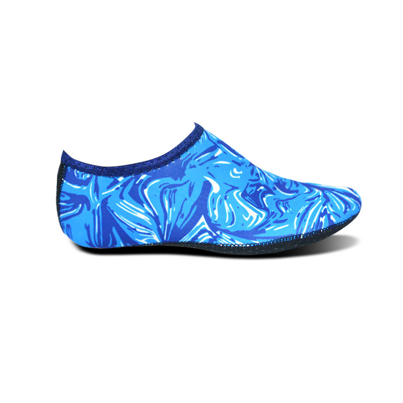Impression Chaussettes de plongée pour hommes et femmes 2.5MM caoutchouc Chaussettes de plage Lycra Non-dérapant