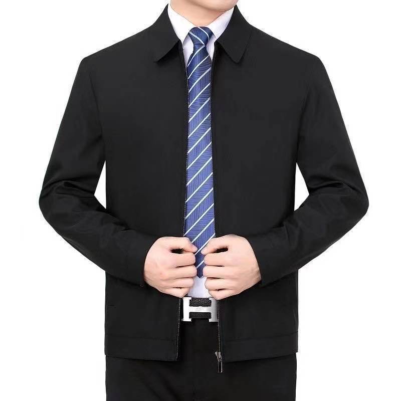 Collar Dad-style Button-up Casual Summer Jacket