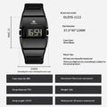 Affichage numérique mode Montre électronique étudiante de forme carrée haut de gamme