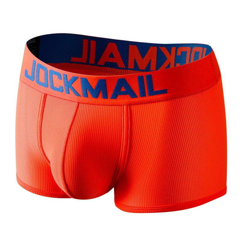 Slips de boxeur homme Silk glacé respirant pour les jeunes hommes