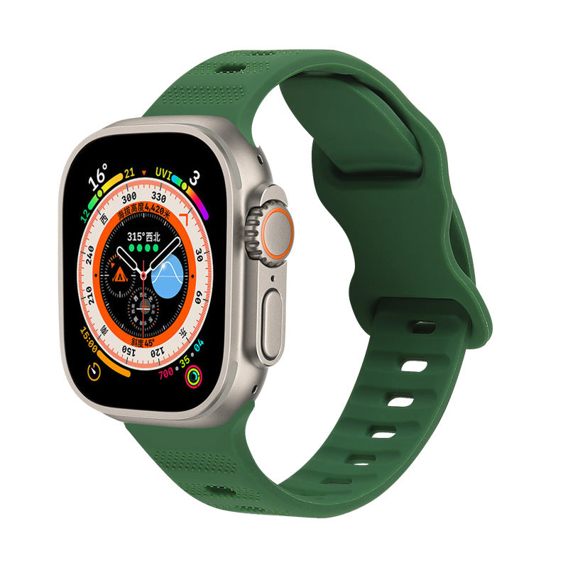 Couple Solid Color Montres de sport monochrome bracelet en silicone