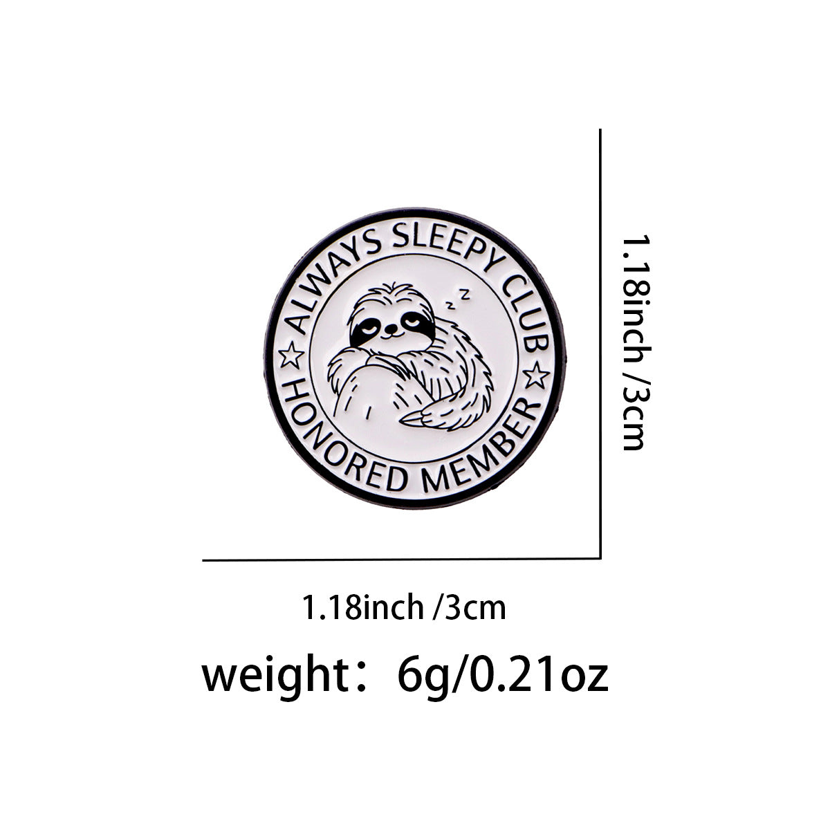 Insigne d'alliage Broche anglais de différentes lettres