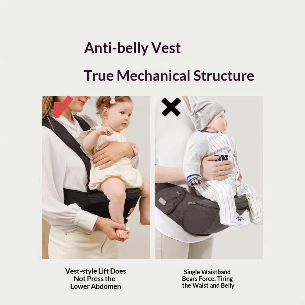 Porte-bébé léger et tabouret de taille