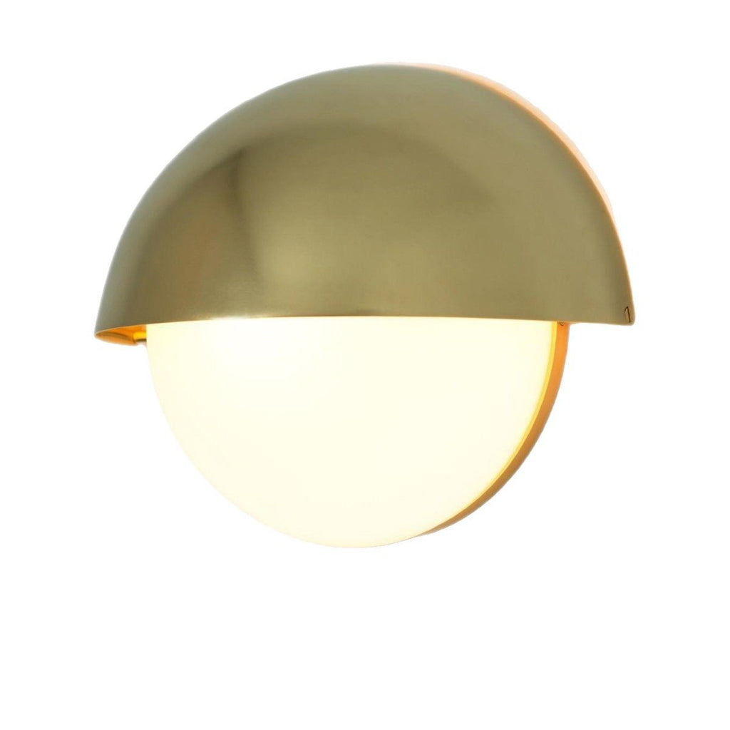 Lampe murale semi-circulaire en métal mi-century Bauhaus Minimalist moderne