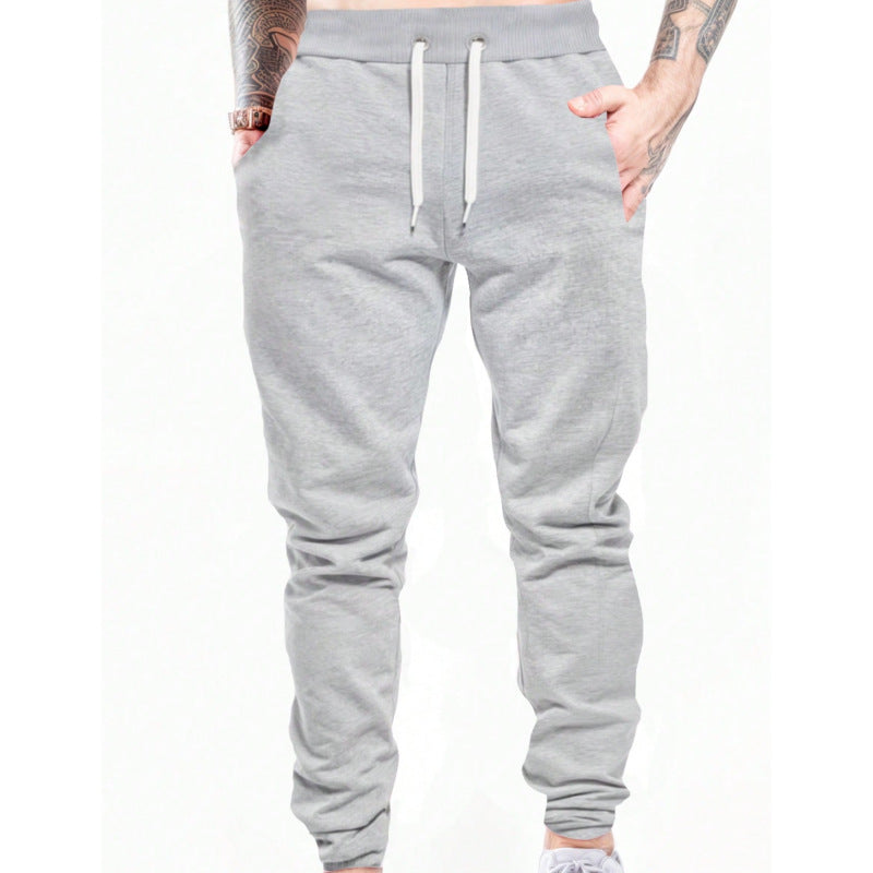 Pantalons de cordons de serrage polyvalents et élégants pour hommes