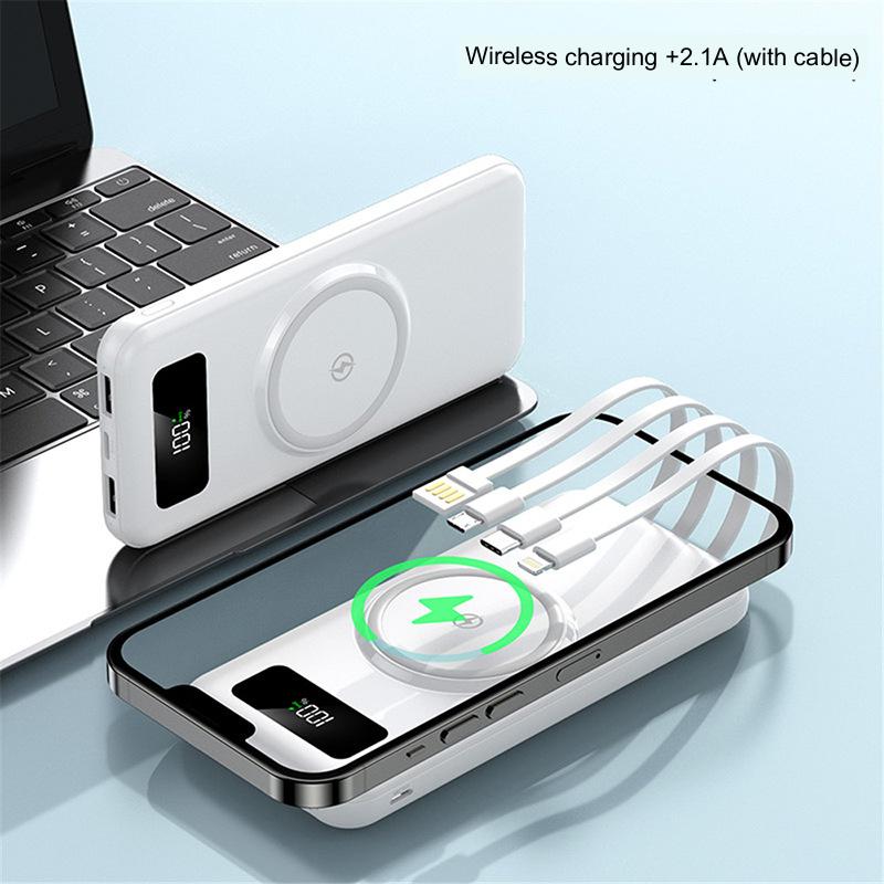 66W est livré avec 3 fils Super Fast Charge 20000mAh Power Bank Grande Puissance Mobile