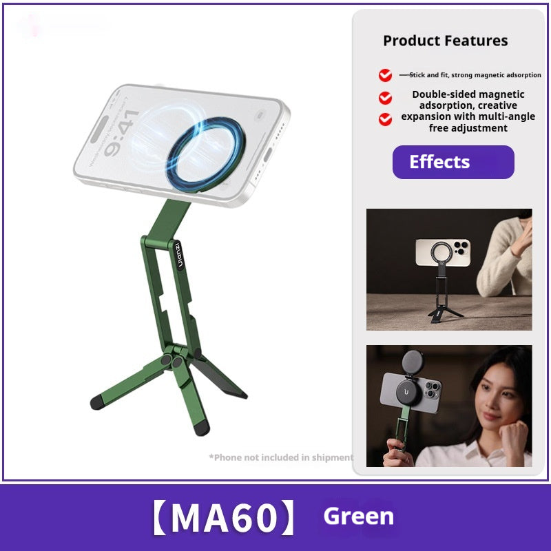 Trépied de téléphone magnétique pour la photographie Support portatif universel pour téléphones portables