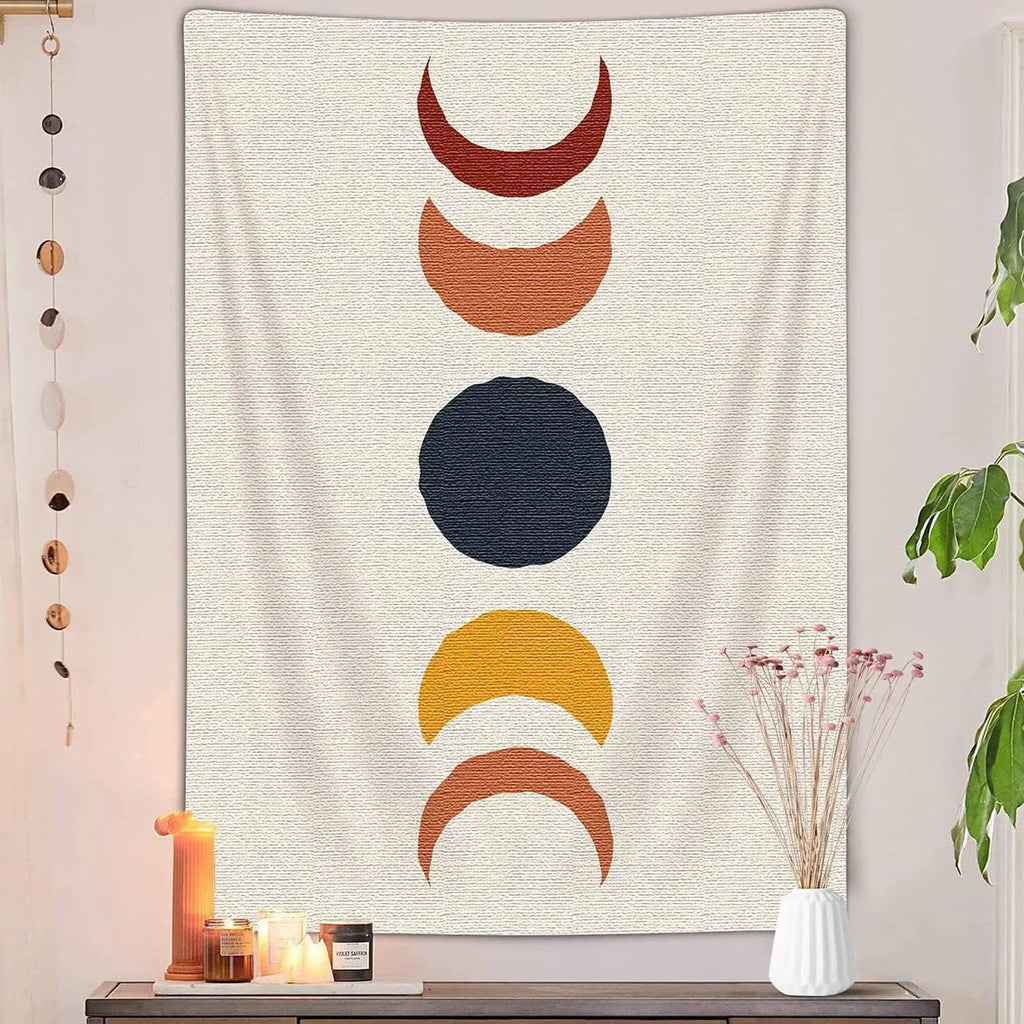 Bohemian Sun Tapestry Fibre synthétique Retro Decor