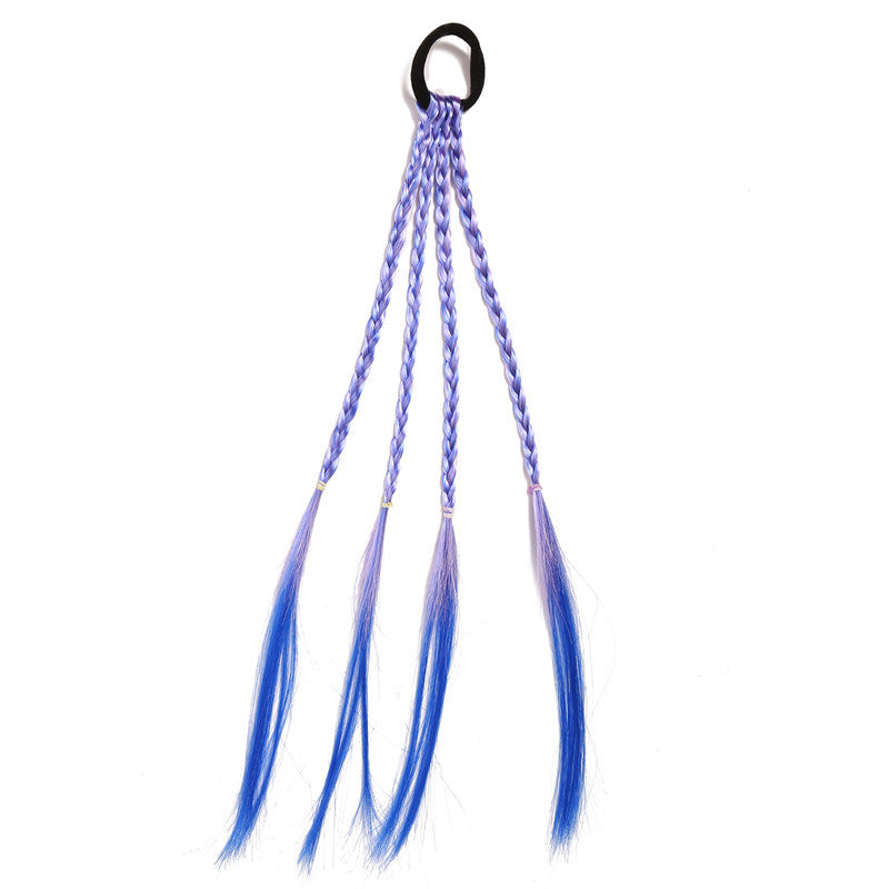 Série d'accessoires capillaires multicolores mignons et créatifs