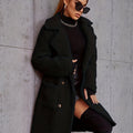 Manteau souple et épais de longueur moyenne