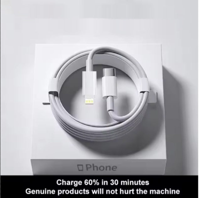 Simple protective cover for mobile phone charging cable