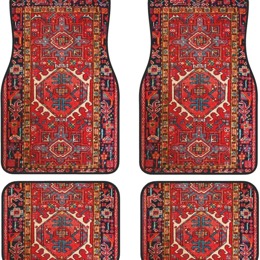 Creative Bohemian Retro Car Floor Mat Set