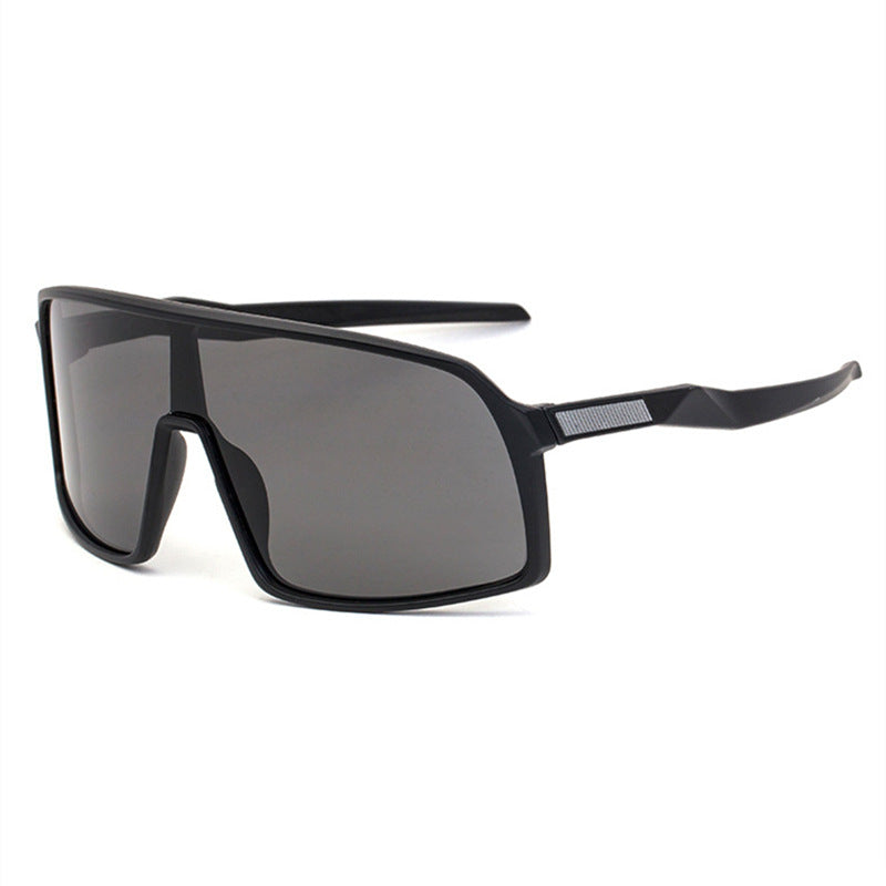 Cycling Windproof Bicycle Sunglasses Colored European And American Monopoint Women's Sunglasses