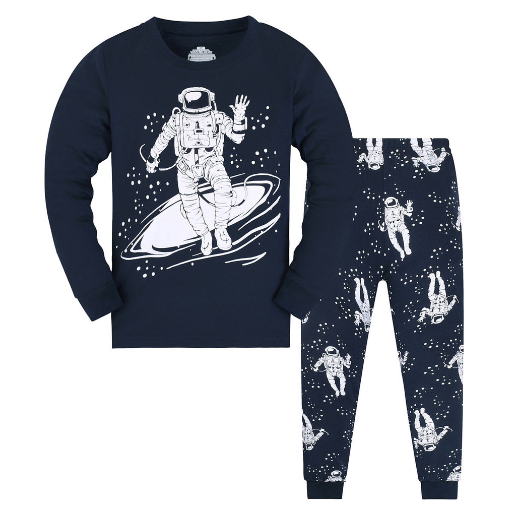 Pantalons à manches longues pour garçons et filles Vêtements de maison Ensemble de pyjama pour enfants