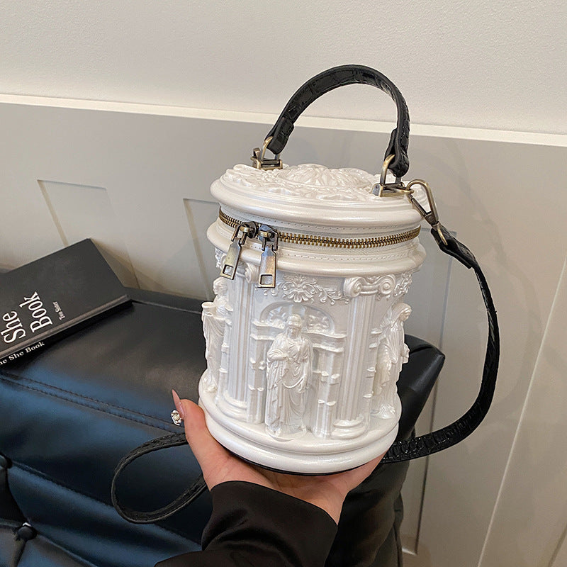 Niche Design 3D Embossé Sac à bandoulière personnalisé