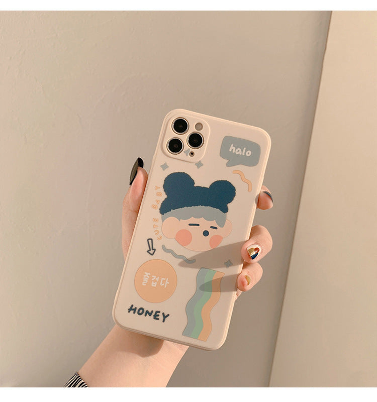 Cas de téléphone mobile de dessin animé tout compris