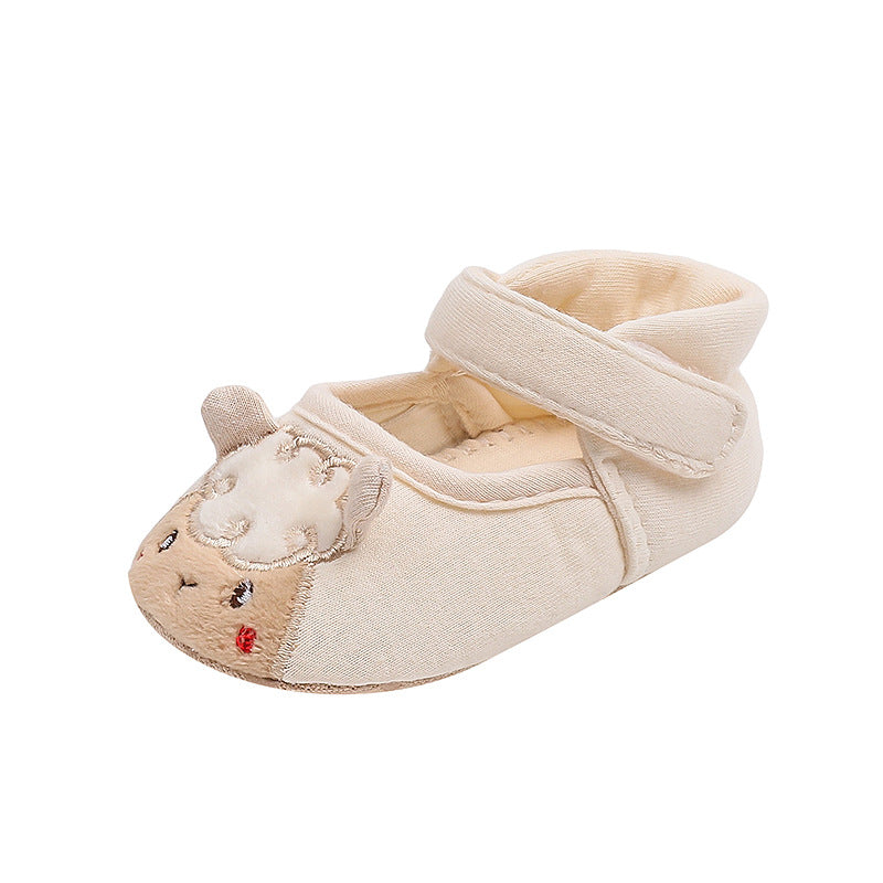 Pompes en coton couleur Agneau mignon bébé