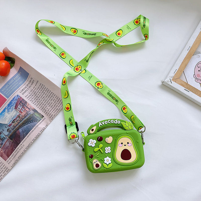 Silicone Changement pour les enfants Sac à bandoulière à donut de fruits