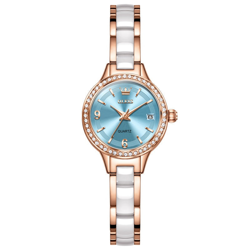 Montre femme d'Ouliishi avec un bracelet en céramique